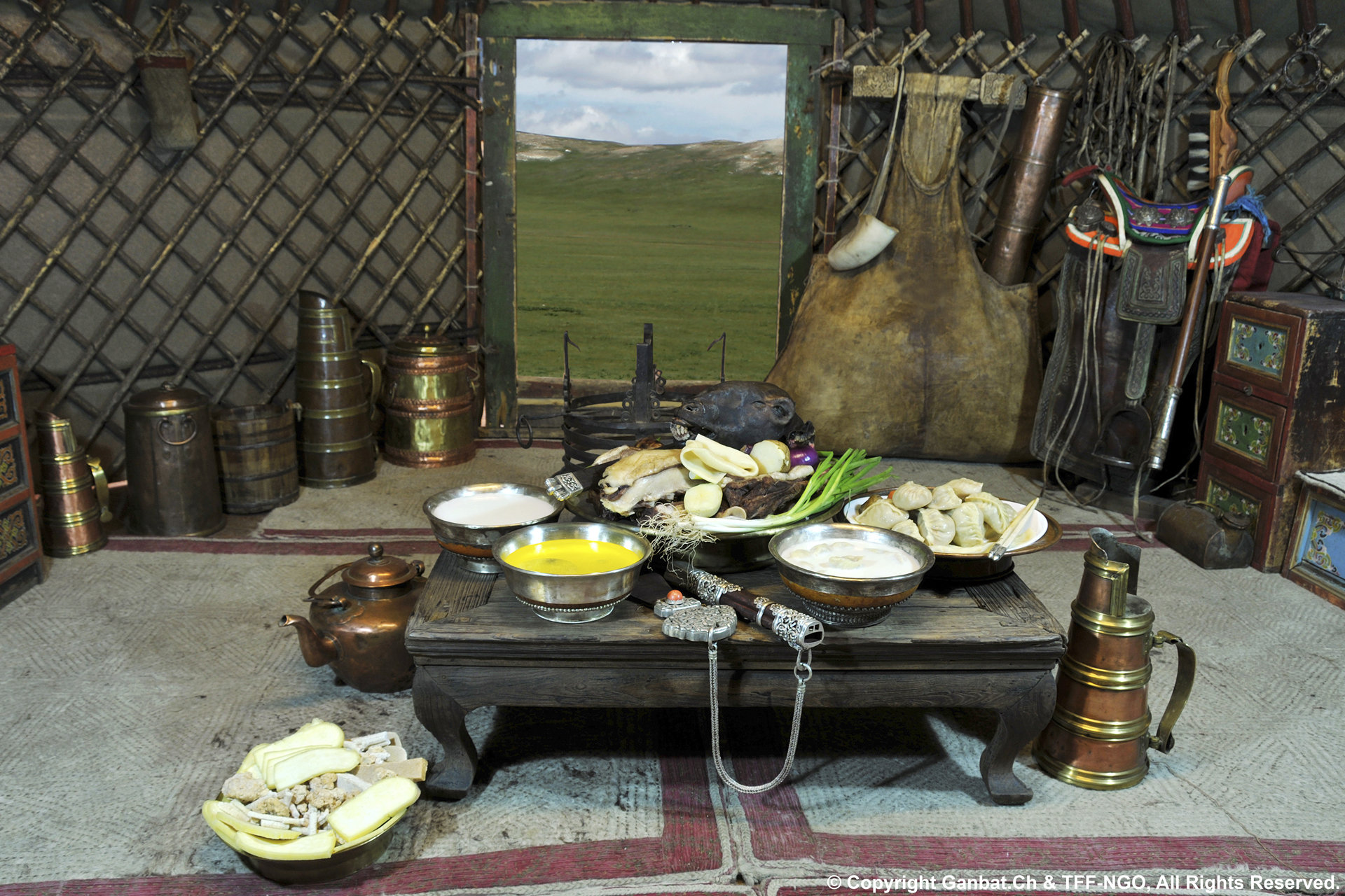 ancient mongolian food